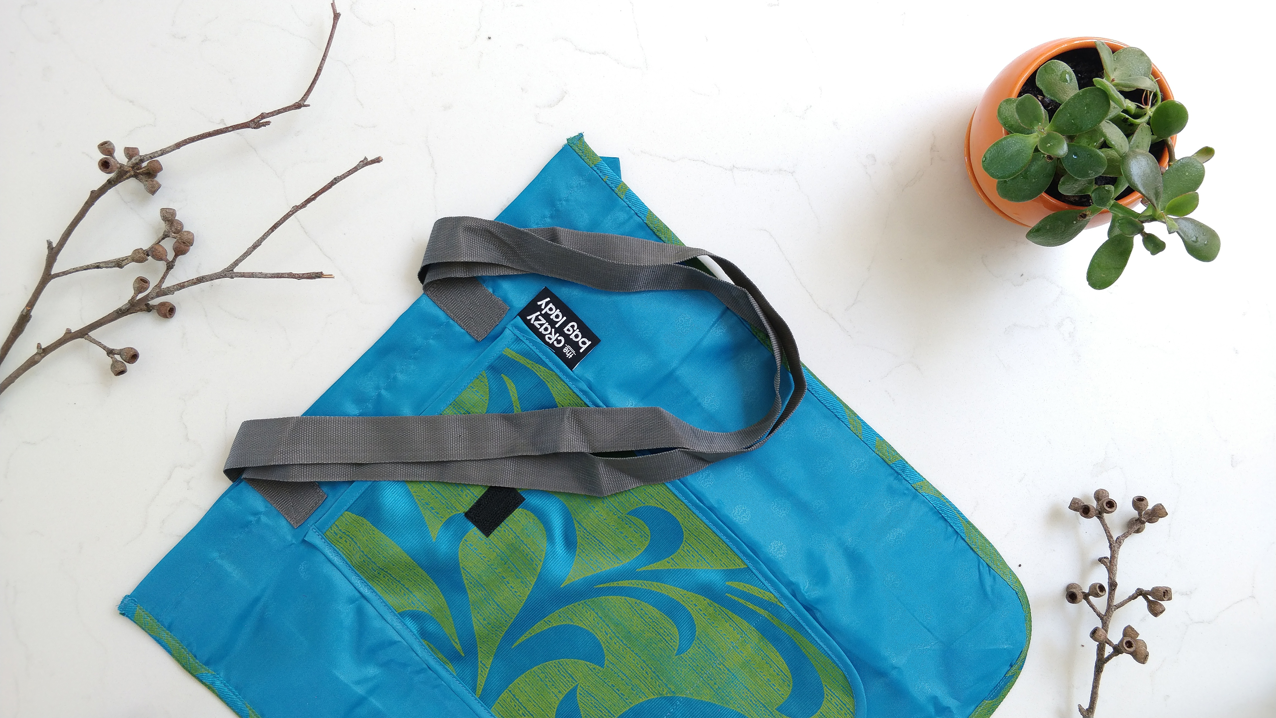 Reusable bags by The Crazy Bag Lady